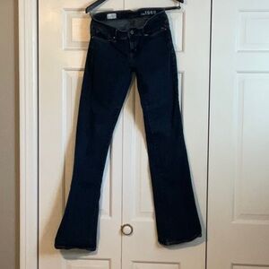 Gap dark wash bootleg jeans